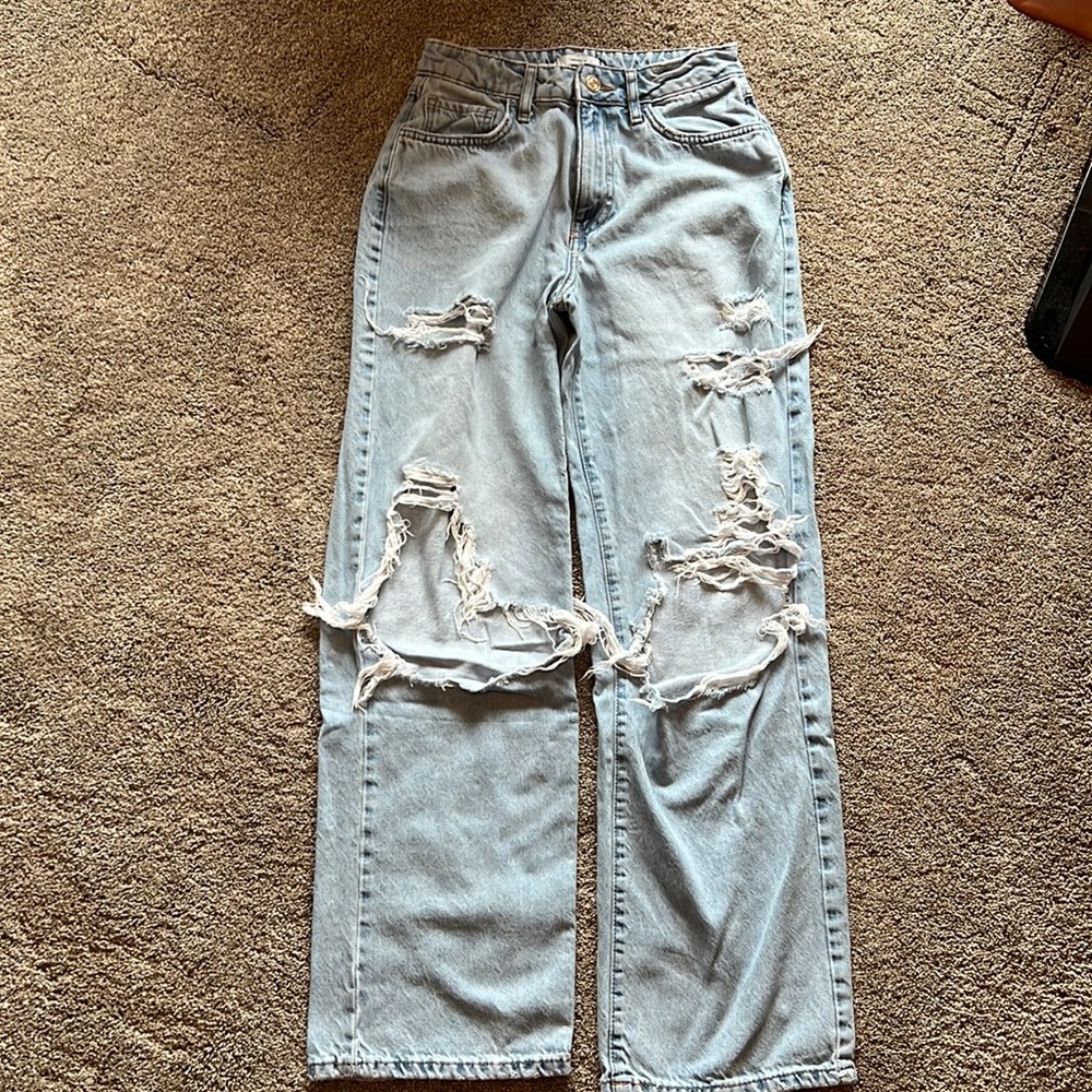 Forver 21 flare wide jeans